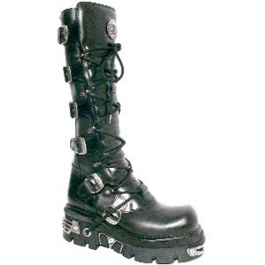 New Rock Boots 272 Itali Negro y Nomada Negro Reactor Negro Toberas E14