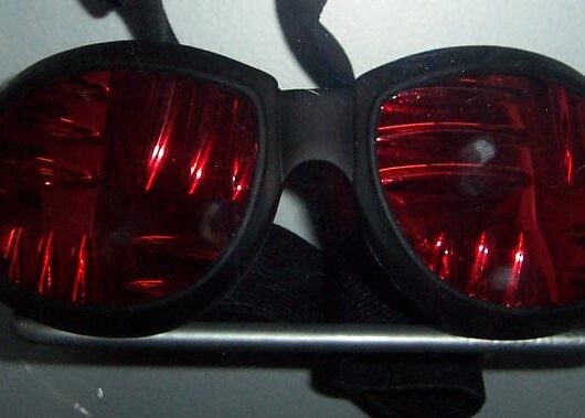 Double UFO Spike Goggles w/plate lenses