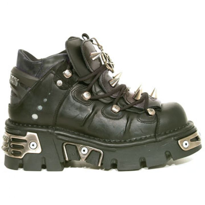 New Rock Boots 110-S1 Reactor Negro Toberas, Itali y Nomada Negro