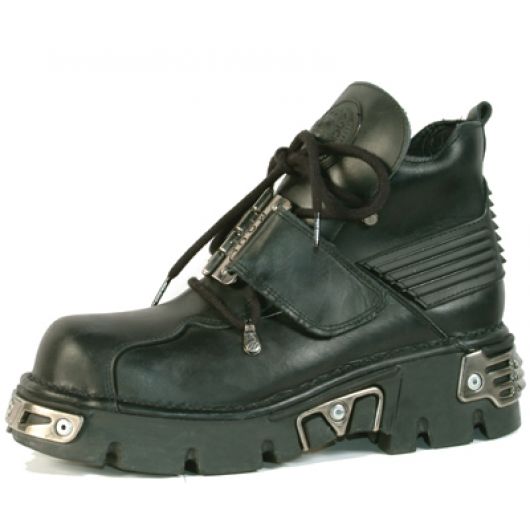 New Rock Boots 925 Itali Negro Reactor Negro Toberas