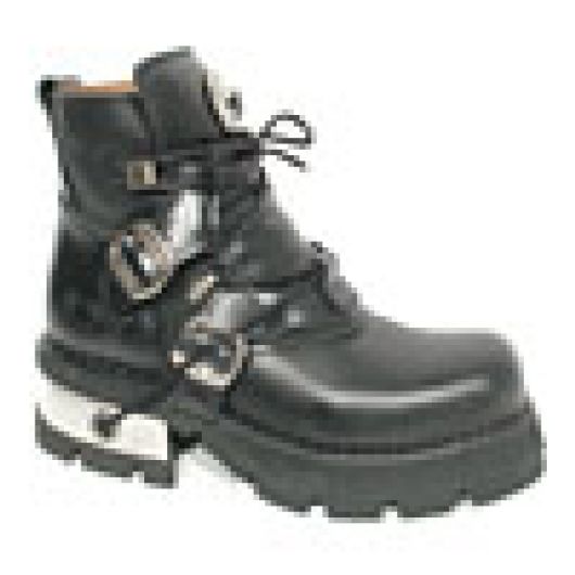 New Rock Boots 988 Itali Negro Reactor Negro Toberas