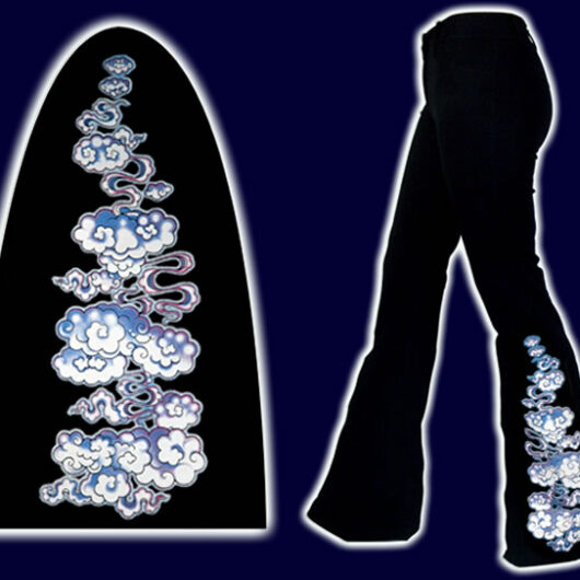 Mandala Flares: Buddha Clouds print
