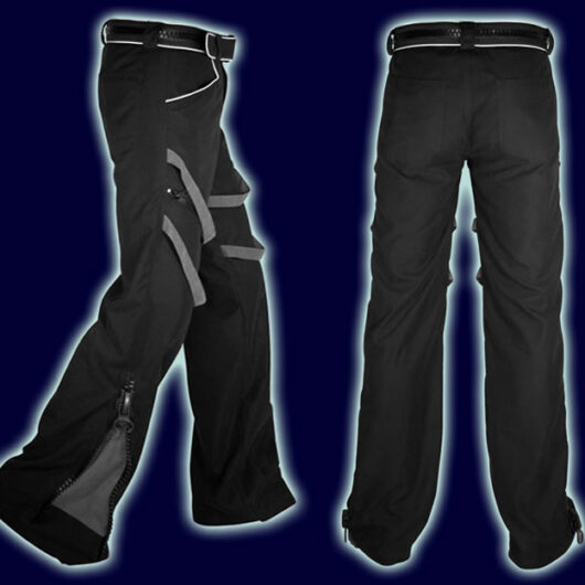 Zip Boys: Black & Dark Grey