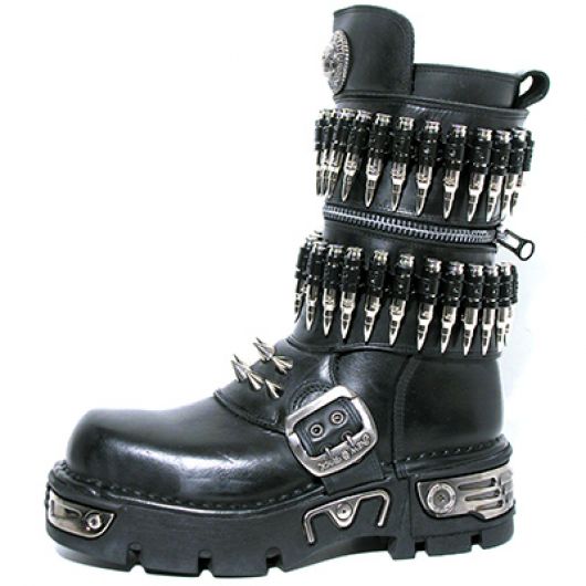New Rock Boots 301-C1 Itali Negro New Reactor Negro Toberas