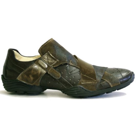 New Rock Boots 8133-S5 Cheyenne Moro Pulik Oro Ante Marron Abs Negro