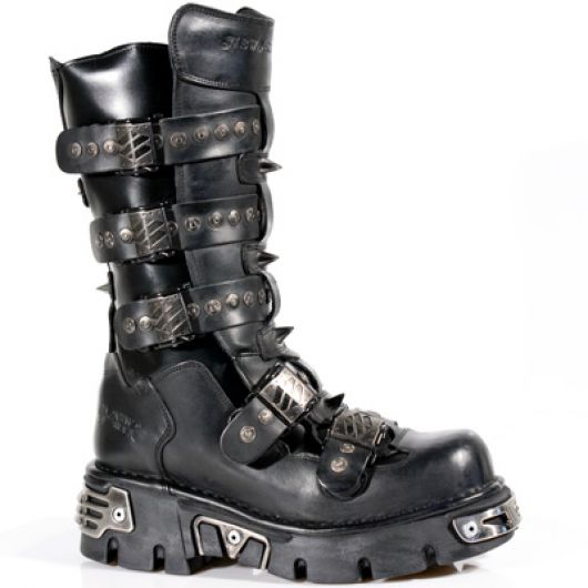 New Rock Boots 134 ITALI NEGRO, NOMADA NEGRO, REACTOR NEGRO TOBERAS
