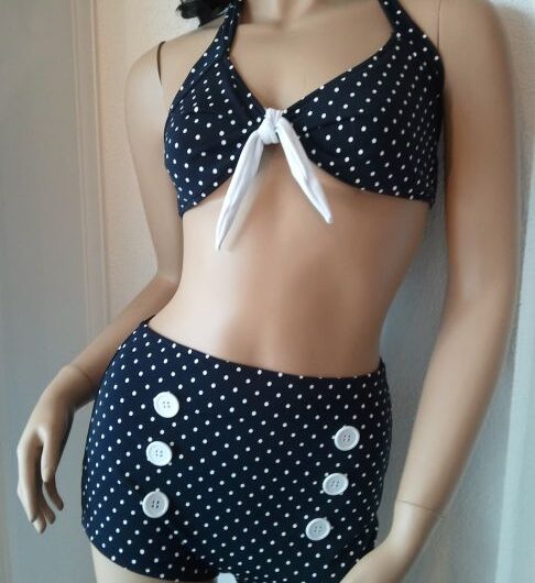T-Bar Vintage Bikini - Polkadot