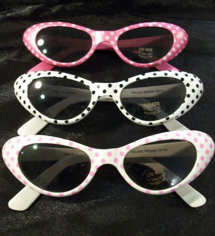 Vintage Polkadot Sunglasses