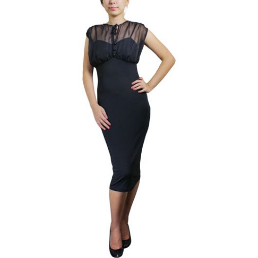 Chicstar Chiffon Pencil Dress