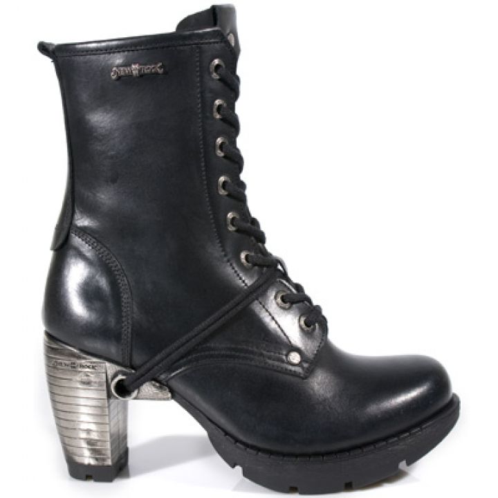 New Rock Boots M.TR001 ITALI NEGRO, TRAIL NEGRO TACON ACERO