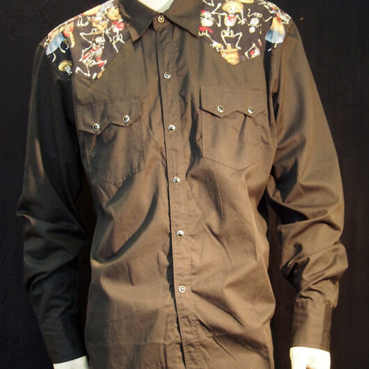 Rockabilly Day of the Dead Mens Shirt