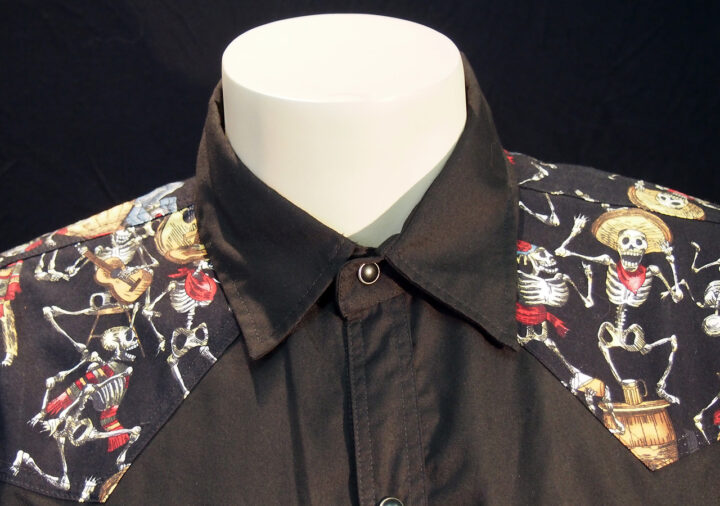 Rockabilly Day of the Dead Mens Shirt