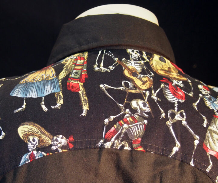 Rockabilly Day of the Dead Mens Shirt