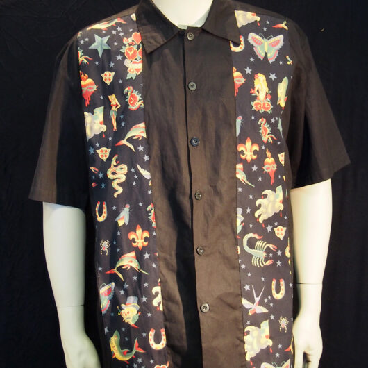 Rockabilly Mens Tattoo Flash Shirt