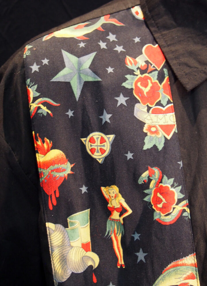 Rockabilly Mens Tattoo Flash Shirt