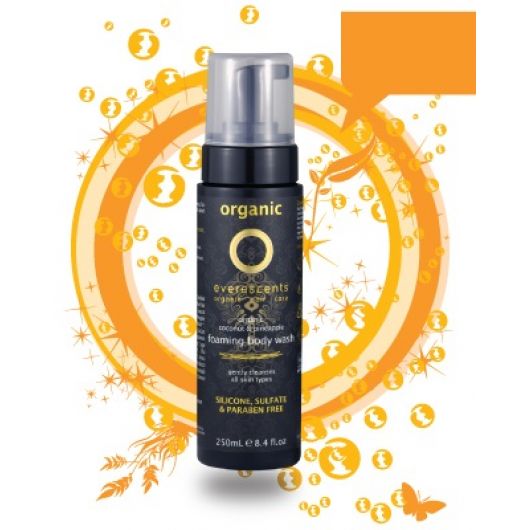 Everescents Organic Coconut & Pineapple Foaming Body Wash 250ml