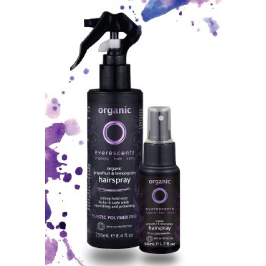 Everescents Organic Grapefruit and Lemon Grass Hairspray 50ml