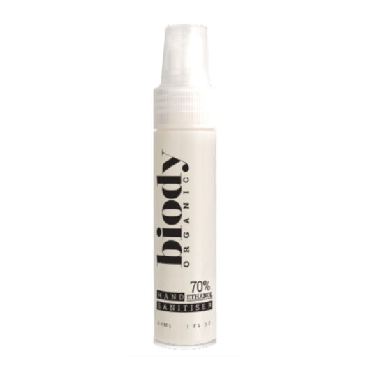 Biody Organic Pocket Hand Sanitiser (70% ethanol) 30ml
